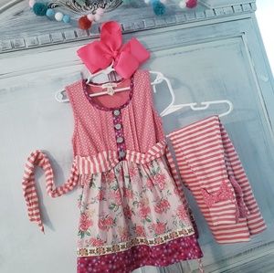 Matilda Jane Girls Sara Top/Leggings